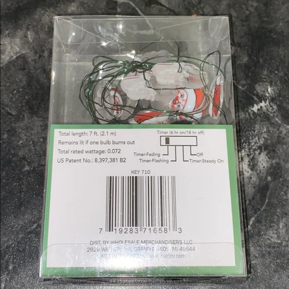 🎅🏻LED Ultra Wire Retro Icon Lights Santa